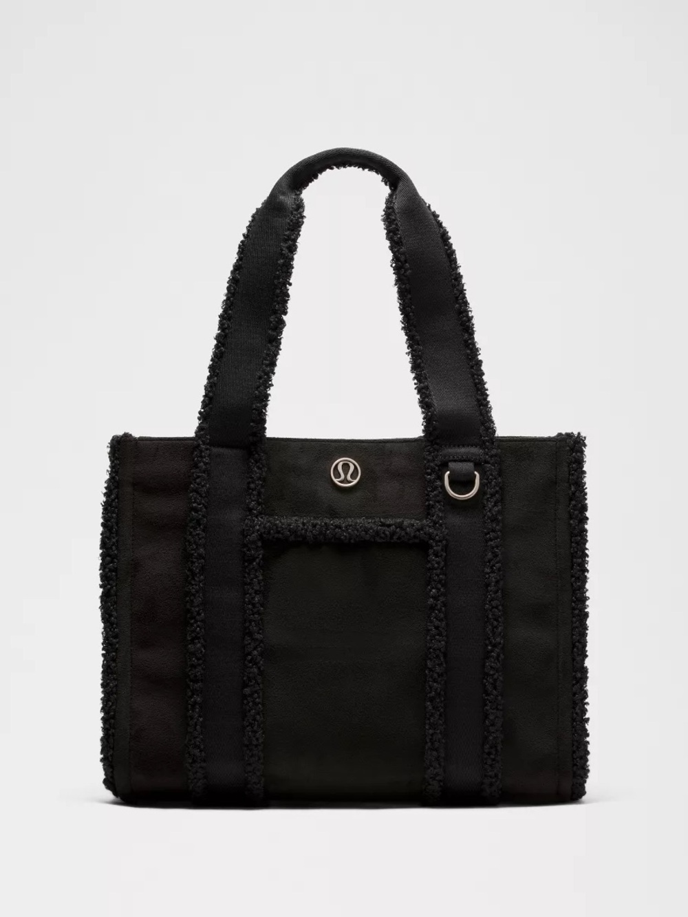 NWT Lululemon Boxy Tote Bag 10L
Faux Shearling Trims
Black